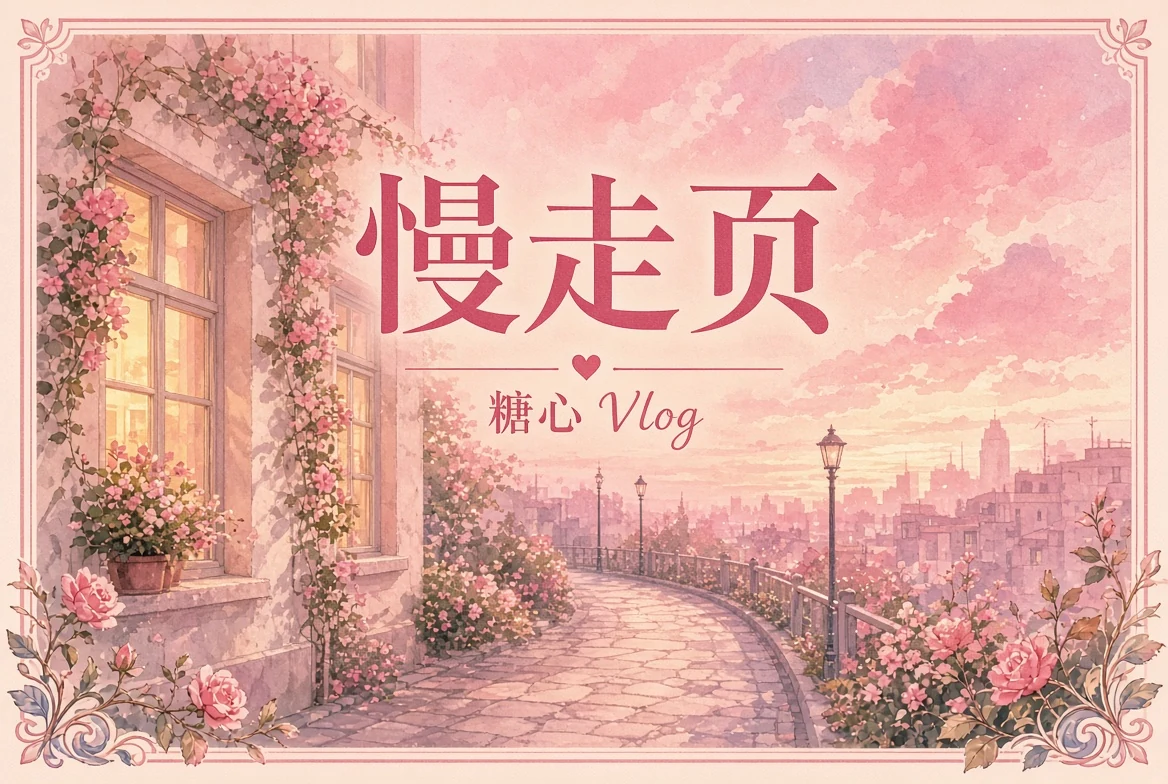 慢走页观看方法插画